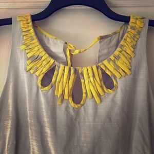 JCrew slik and cotton summer dress